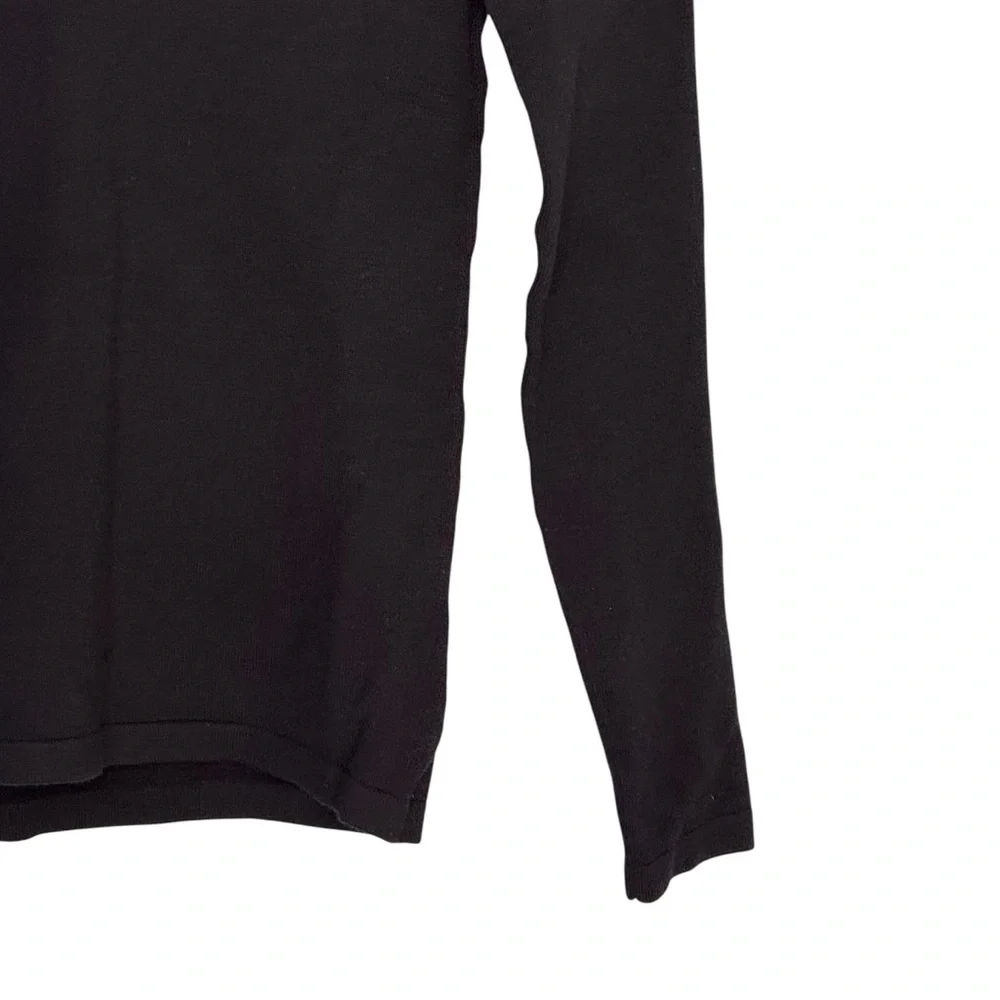 Women’s 525 America Size XS Black Cotton/Acrylic/Nylon/Spandex V-Neck Sweater
